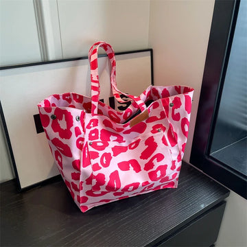 Stilvolle Schultertasche für Damen mit Leopardenmuster – Modisches Design