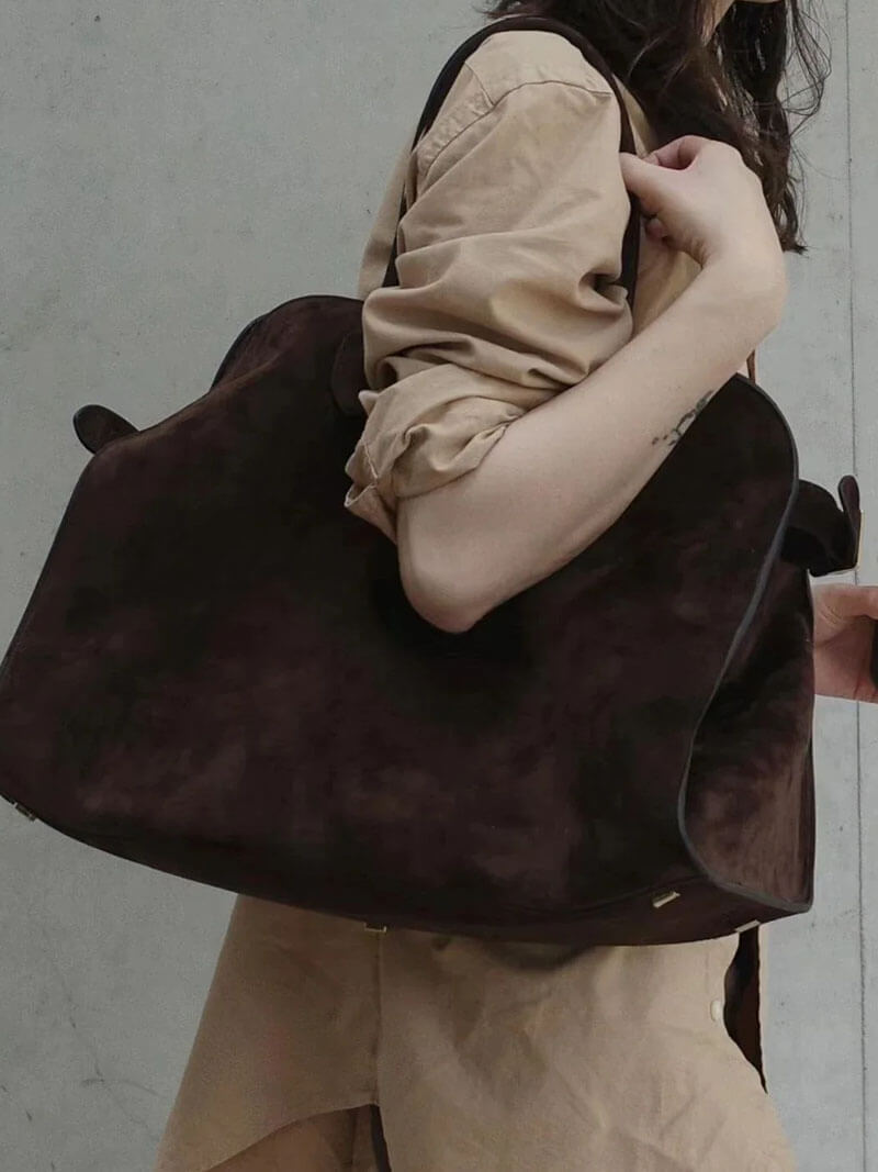 Stilvolle, große Damenhandtasche aus funktionalem veganem Leder