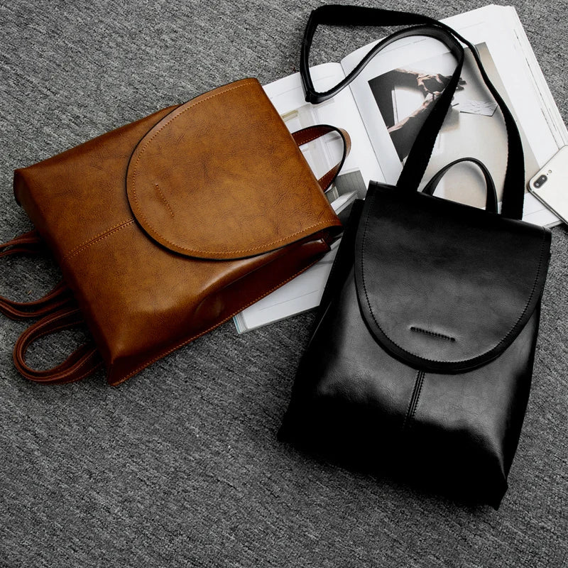 Stilvoller Damen-Laptop-Rucksack für Arbeit und Reisen, strapazierfähiges Material