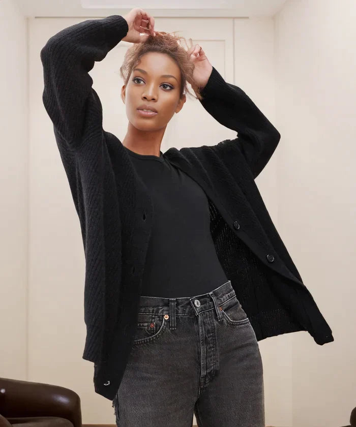 Strickjacke Damen | Fallschulter & Oversized