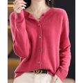 Strickjacke Damen | Feinstrick & Rundhals