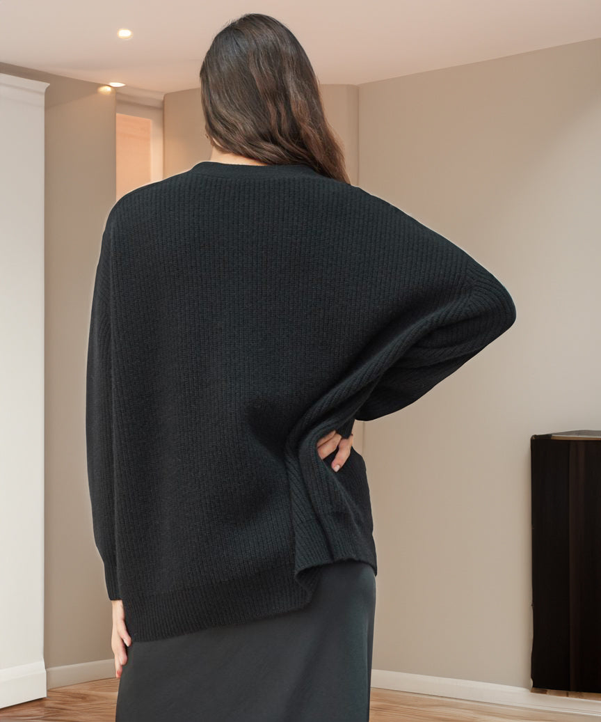 Strickjacke Damen | Kokon-Schnitt & Rippstrick