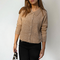 Strickjacke Damen | Kragen & Weicher Griff