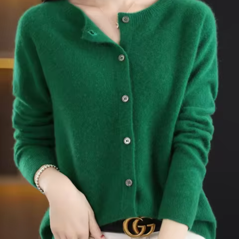Strickjacke Damen | Rundhals & Softtouch