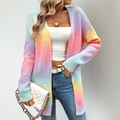 Strickjacke Damen | Verlaufsdesign & Longform