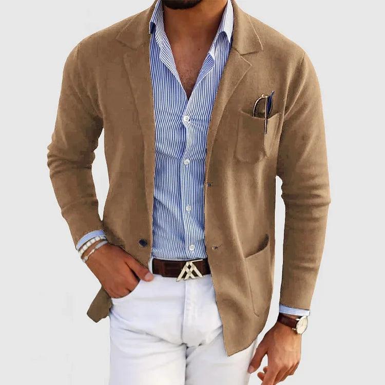 Strickjacke Herren | Reverskragen & Taschen für gepflegten Look