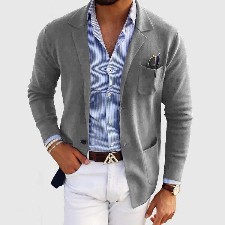 Strickjacke Herren | Reverskragen & Taschen für gepflegten Look