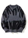 Sweatshirt Herren Rundhals | Warm & Modernes Muster