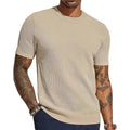 T Shirt Herren | Atmungsaktives Strick-Mesh für Sommer & Style