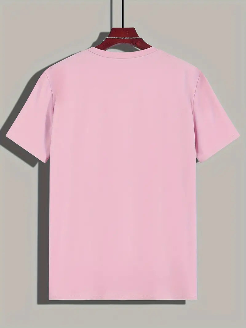 Herren Sommer Kurzarm Slim Fit T-shirt