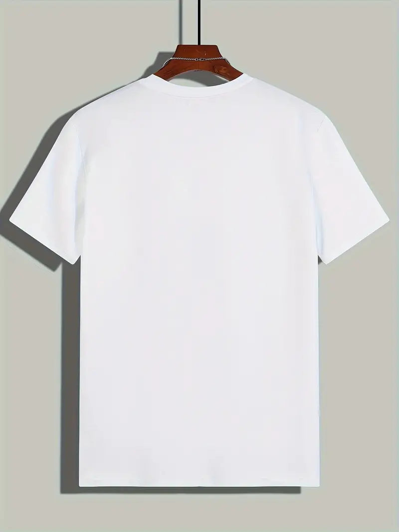 Herren Sommer Kurzarm Slim Fit T-shirt