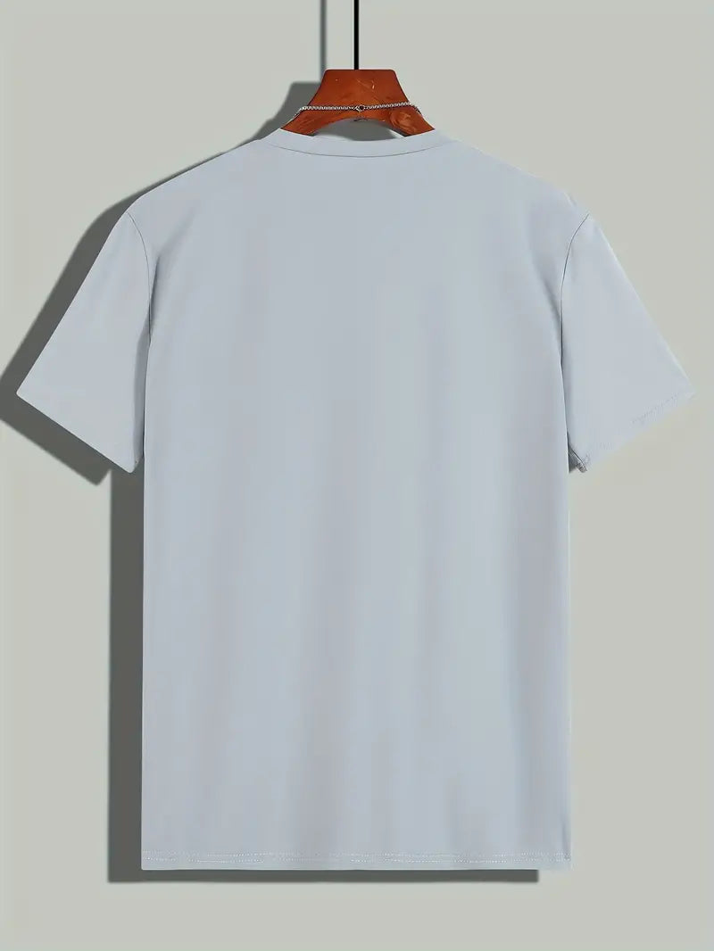 Herren Sommer Kurzarm Slim Fit T-shirt