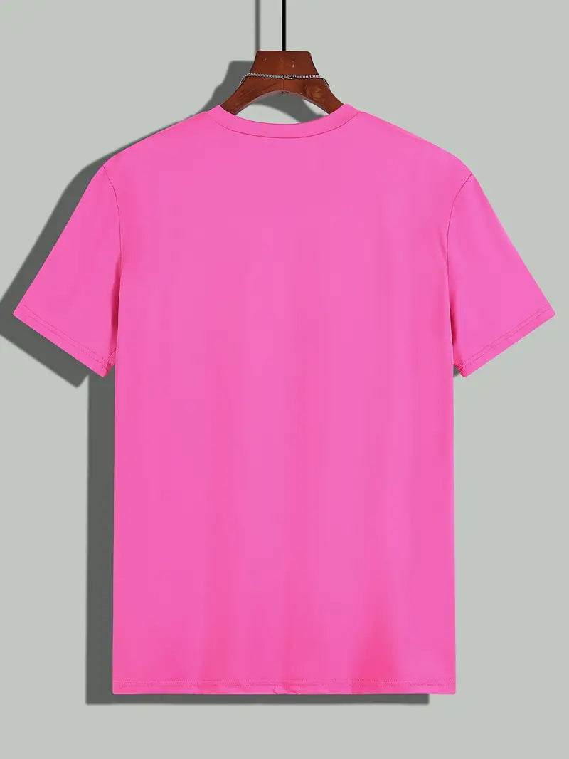 Herren Sommer Kurzarm Slim Fit T-shirt