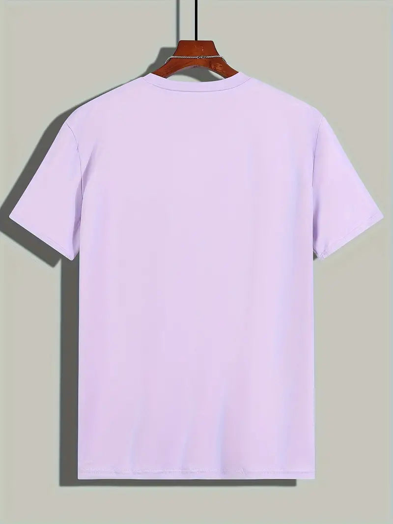 Herren Sommer Kurzarm Slim Fit T-shirt