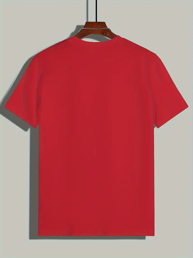 Herren Sommer Kurzarm Slim Fit T-shirt