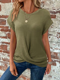 Top Damen | Twist-Saum & Waffelstruktur