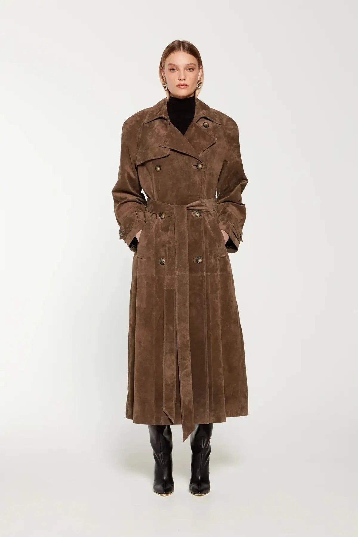 Trenchcoat Damen | Taillierender Gürtel & Zeitlos Elegant