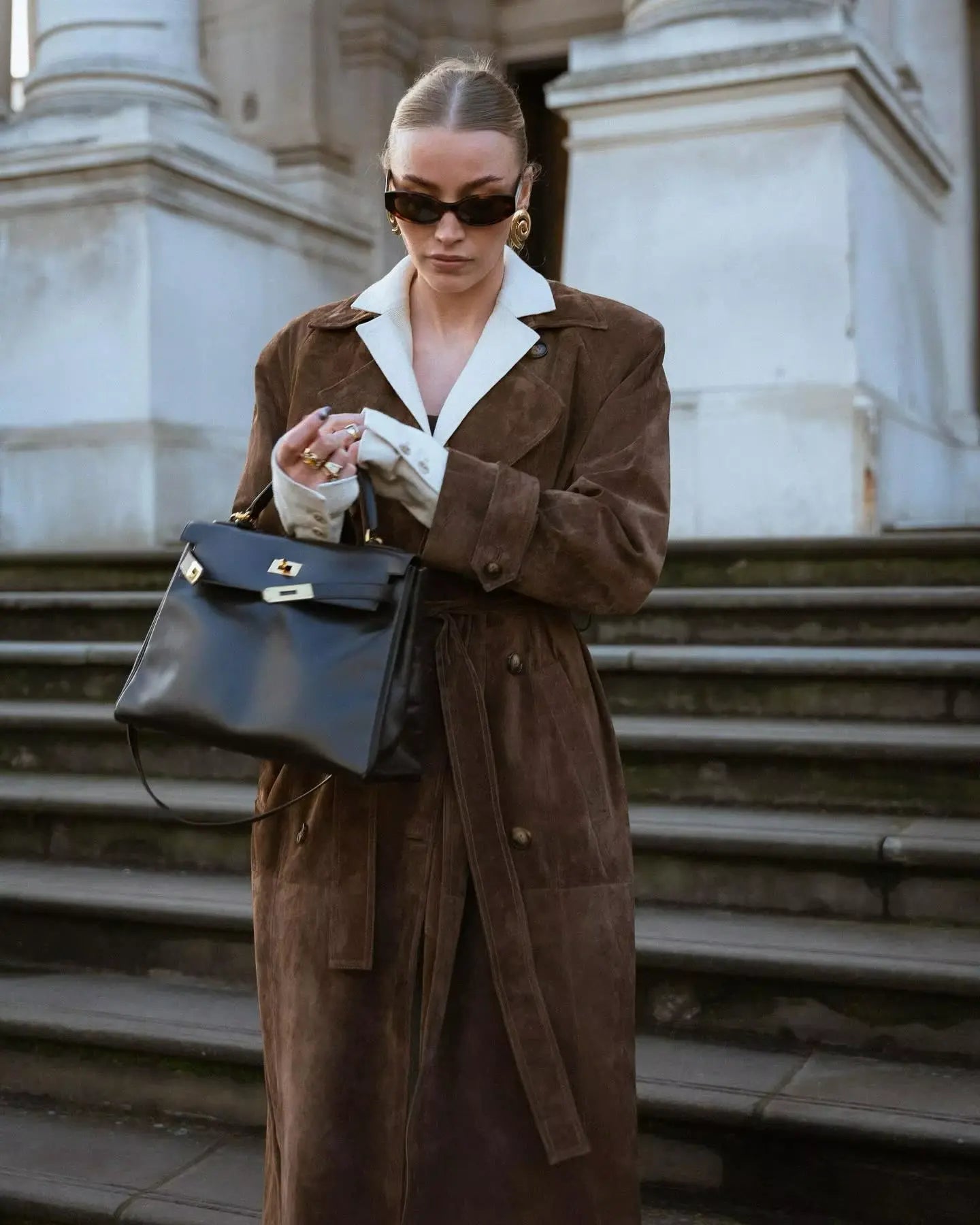 Trenchcoat Damen | Taillierender Gürtel & Zeitlos Elegant