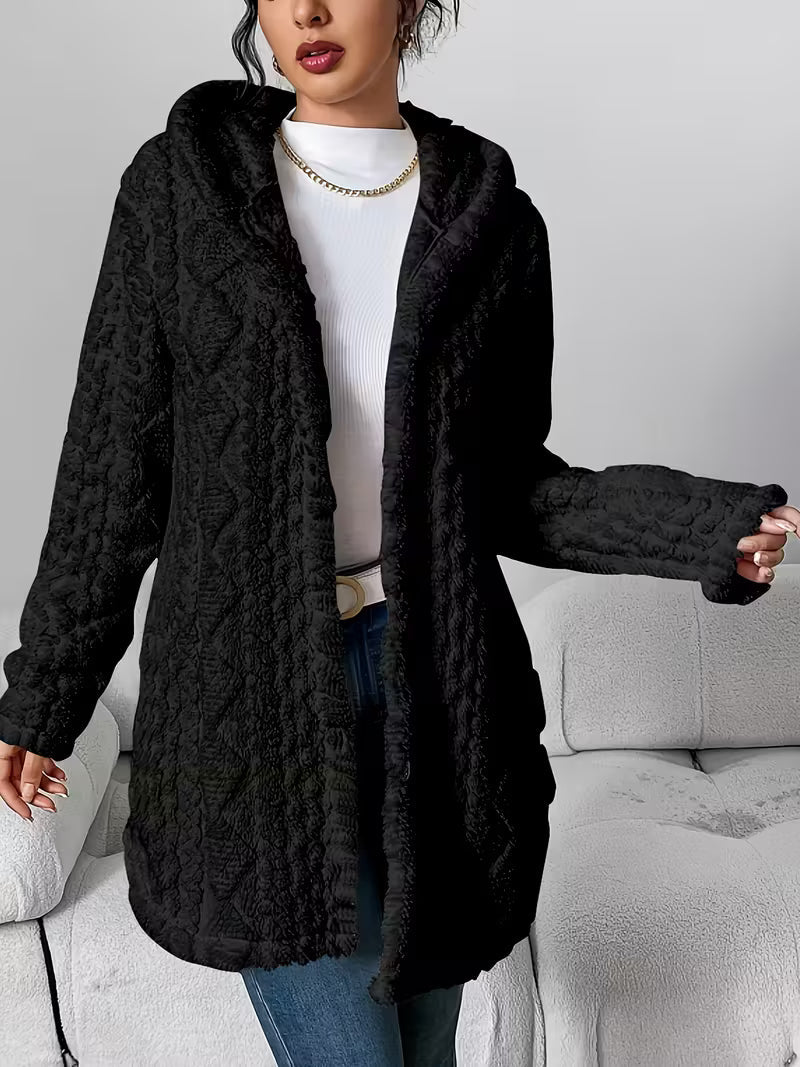 Übergangsjacke Damen | Mantel Damen | Knopfleiste & Wärmender Tragekomfort