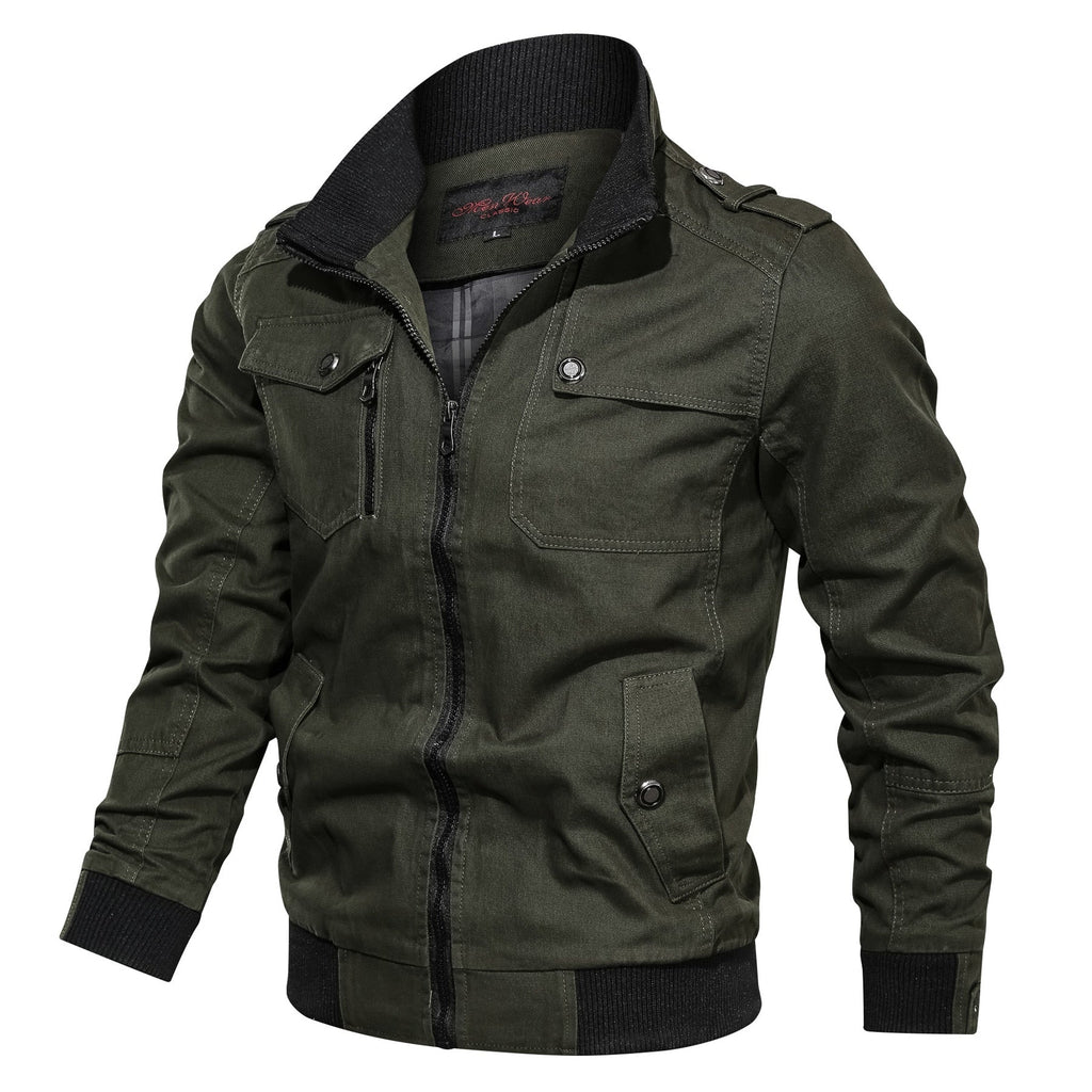 Übergangsjacke Herren | Stehkragen & Klassischer Utility-Look