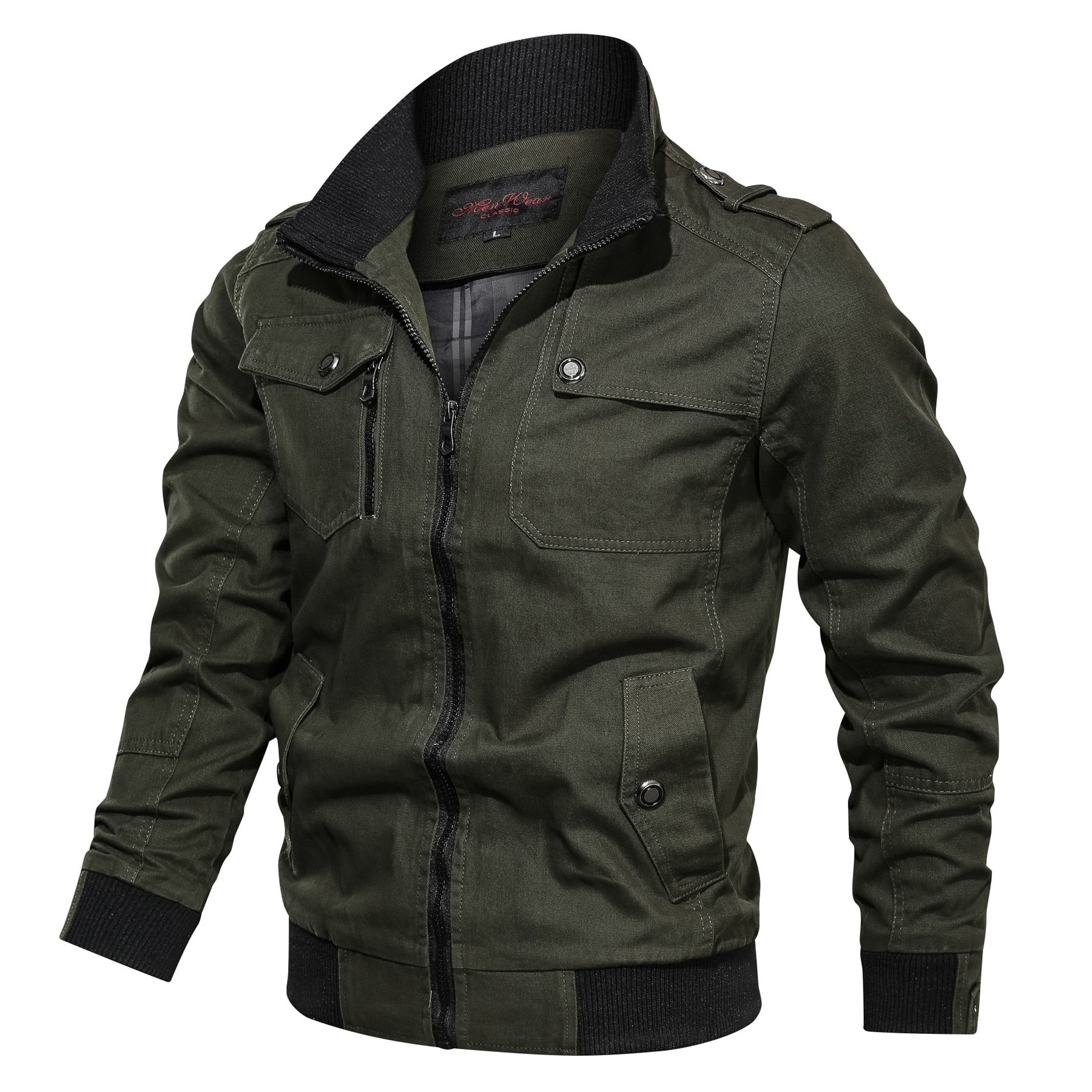 Übergangsjacke Herren | Stehkragen & Klassischer Utility-Look