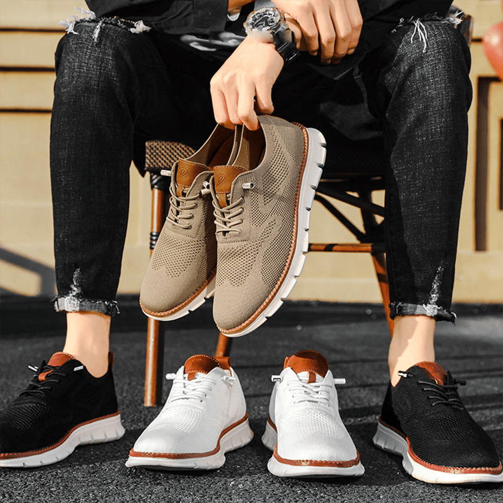 Ultrabequeme Herrenschuhe | Federleichter Komfort & Dämpfende Sohle