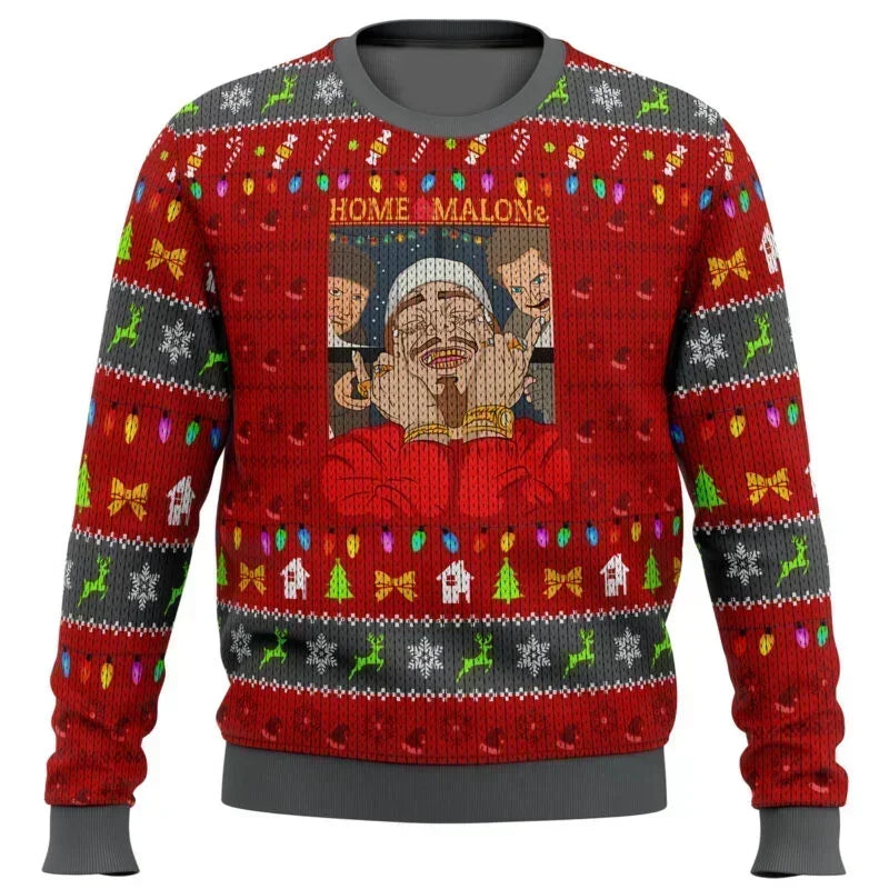 Unisex Festlicher Weihnachtspullover Gemütlich Strick Modernes Design