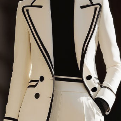 Mirela | Damen Leichter Hosenanzug Doppelreihig – Blazer Anzug Sommer Business 2026