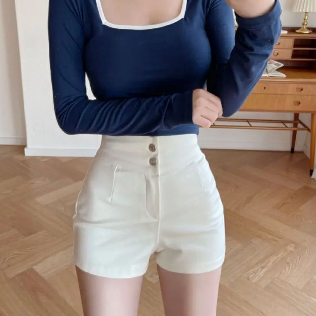 Ilse - Elegante High-Waist-Shorts