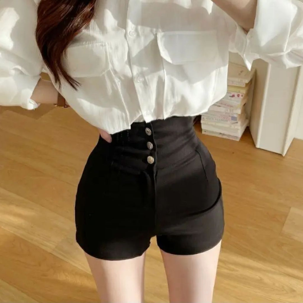 Ilse - Elegante High-Waist-Shorts