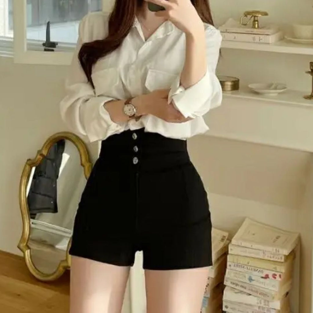 Ilse - Elegante High-Waist-Shorts