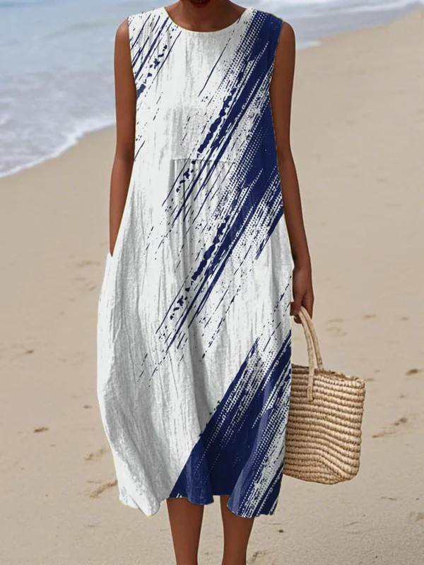 Elena - Elegantes Midi-Kleid für den Alltag