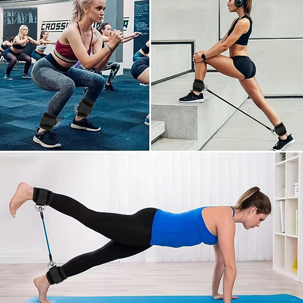 Verstellbare Knöchelriemen – Perfekt für das Po- und Beintraining zu Hause