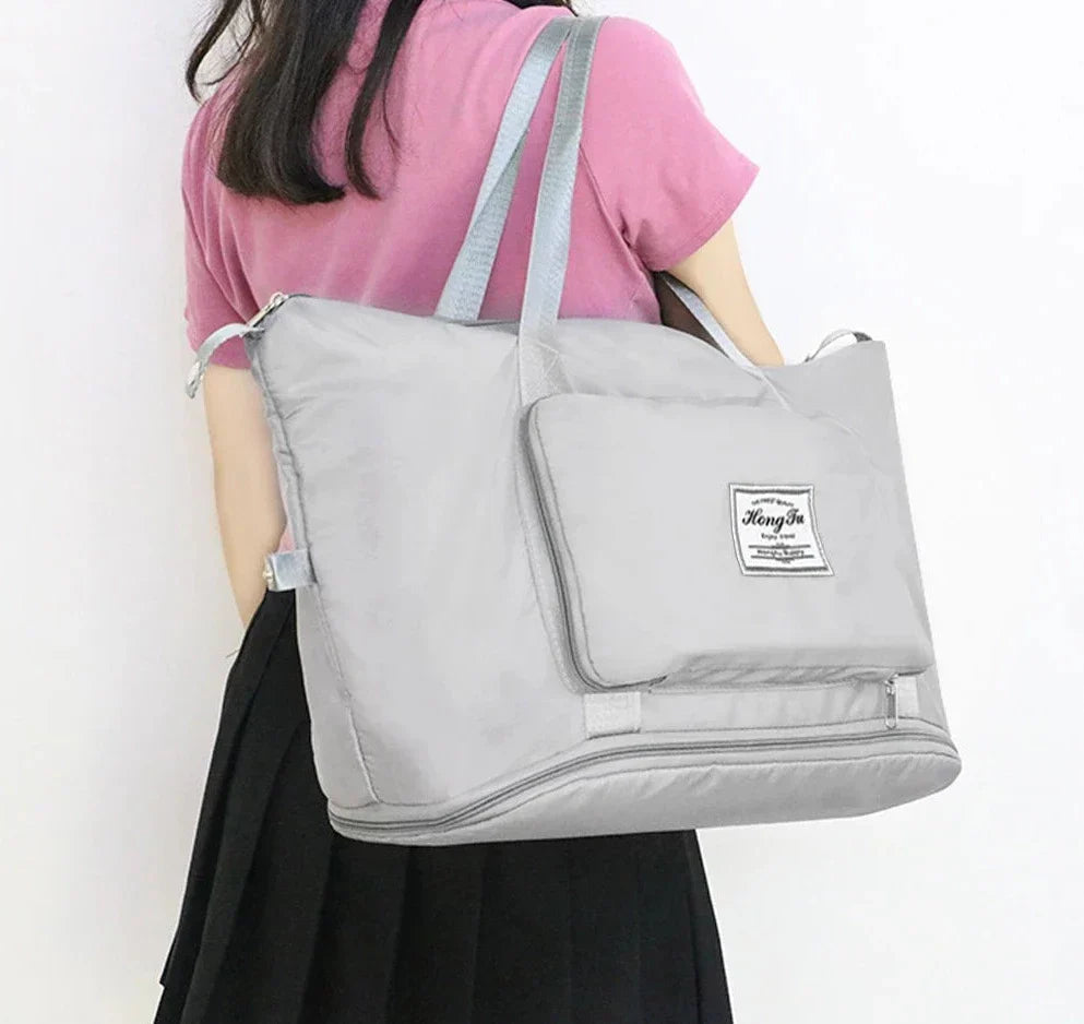 Vielseitige Damen-Reisetasche, geräumig, faltbar, aus Polyester