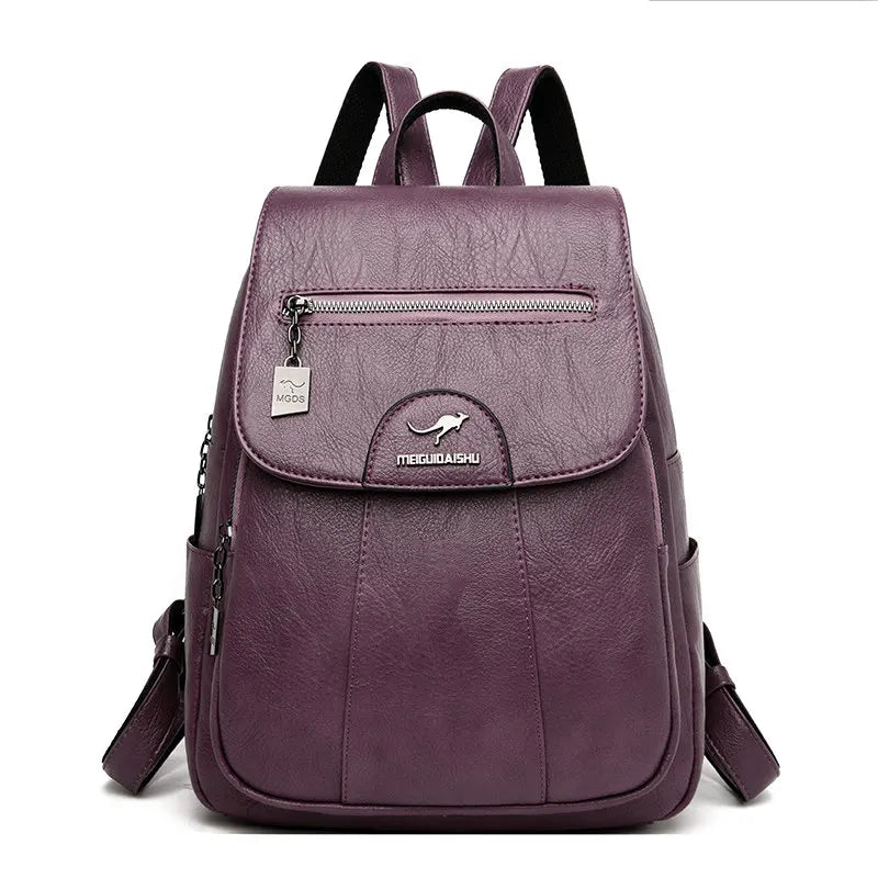 Vielseitiger Damen-Diebstahlschutz-Rucksack mit großem Fassungsvermögen und strapazierfähigem Material
