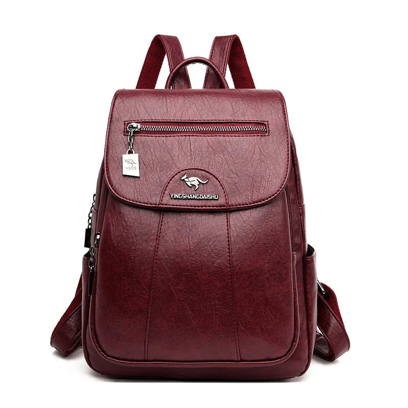 Vielseitiger Damen-Diebstahlschutz-Rucksack mit großem Fassungsvermögen und strapazierfähigem Material