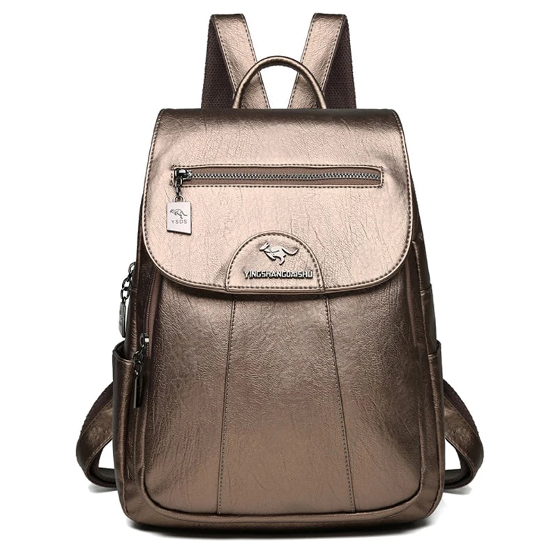 Vielseitiger Damen-Diebstahlschutz-Rucksack mit großem Fassungsvermögen und strapazierfähigem Material