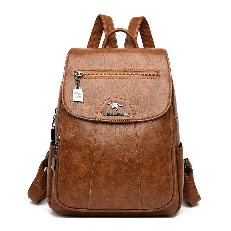 Vielseitiger Damen-Diebstahlschutz-Rucksack mit großem Fassungsvermögen und strapazierfähigem Material