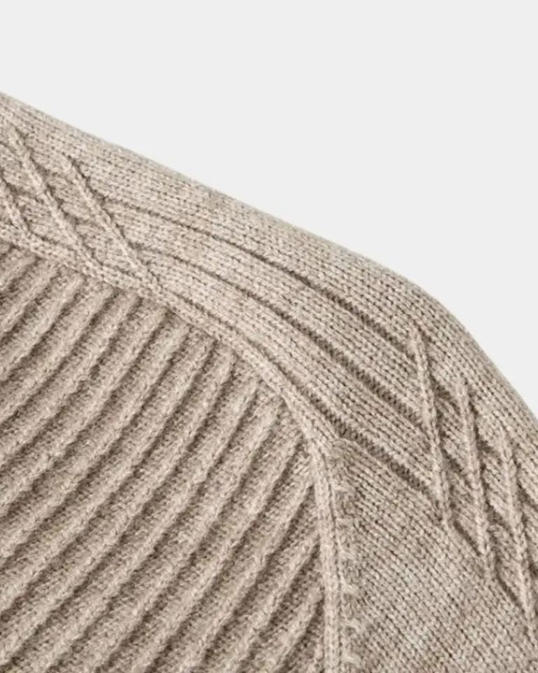 VILHELM™ | BASIC-PULLOVER MIT HALBEM REIẞVERSCHLUSS