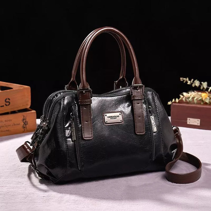 Vintage-Handtasche für Damen – Zeitlose Eleganz – Leder