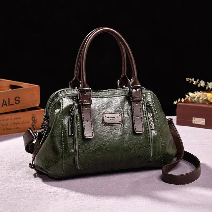 Vintage-Handtasche für Damen – Zeitlose Eleganz – Leder