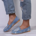 Mila | Damen Slipper Flach Bequem Slip-On Freizeitschuh