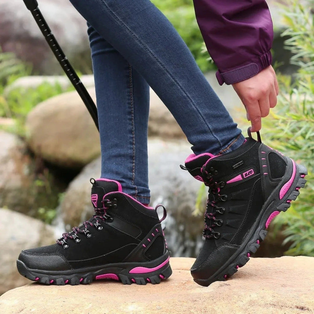 Damen Geschnürte Leichte Sommer Wanderschuhe
