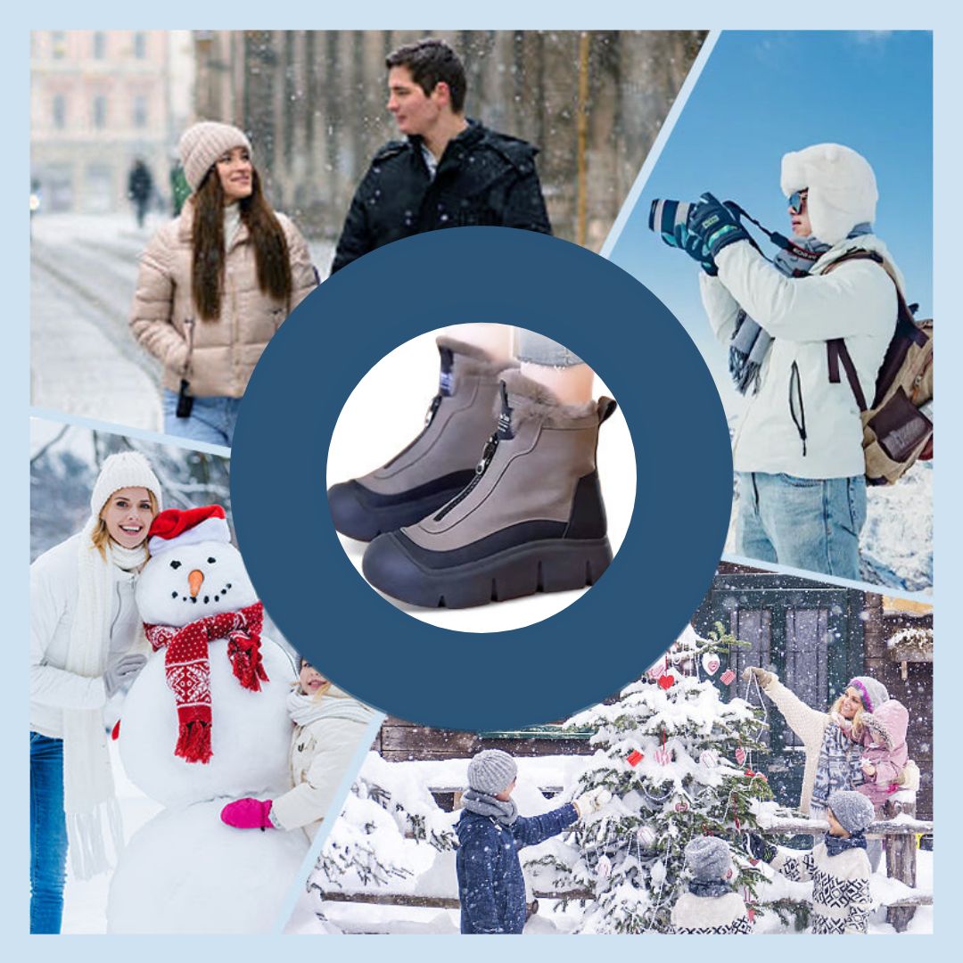 Zorlin - Wasserdichte Stiefeletten Mit Dicker Sohle