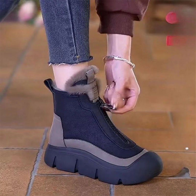 Zorlin - Wasserdichte Stiefeletten Mit Dicker Sohle