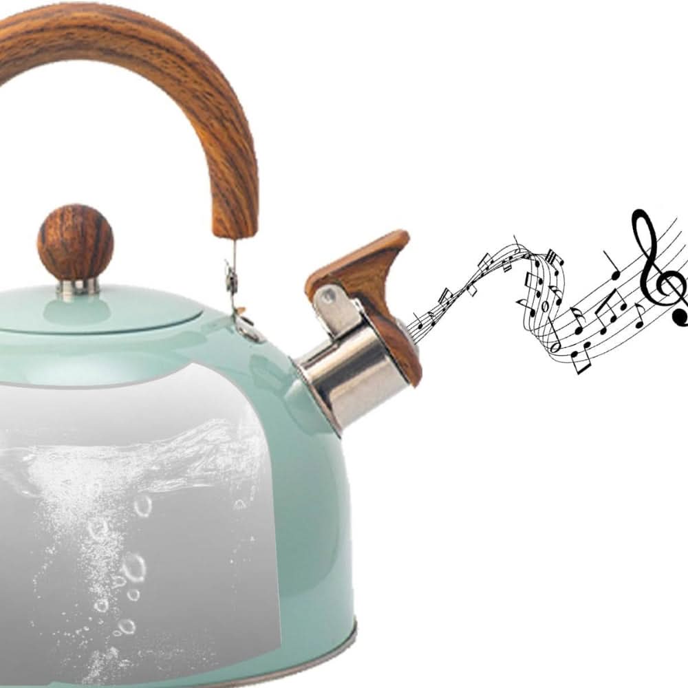 Wasserkocher aus Edelstahl für den Herd – mit Pfeiffunktion und ergonomischem Griff