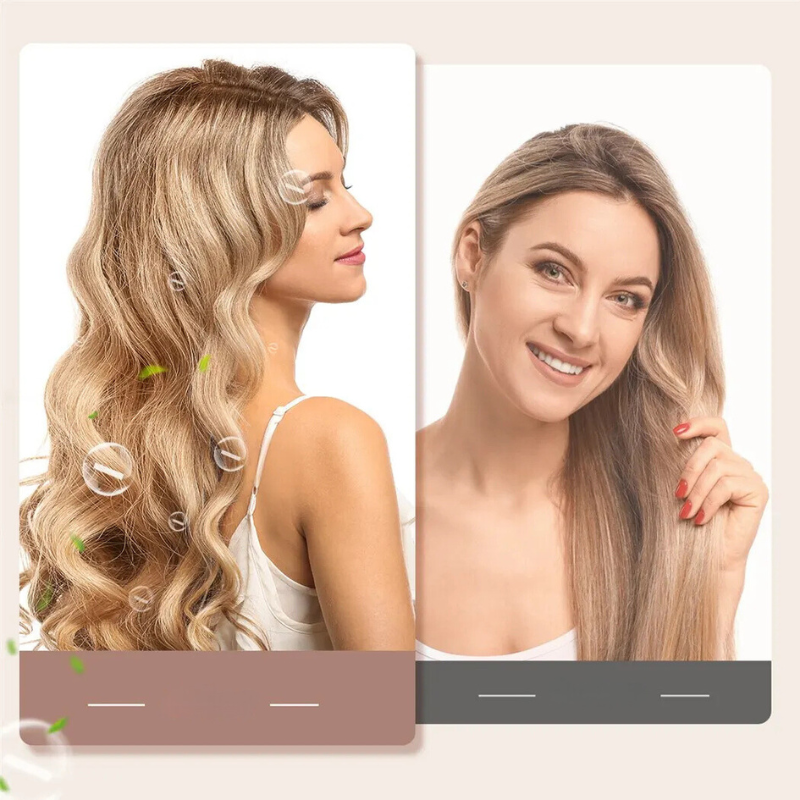 WaveLuxe | Doppel-Lockenstab und Haartrockner für müheloses Salon-Styling zu Hause