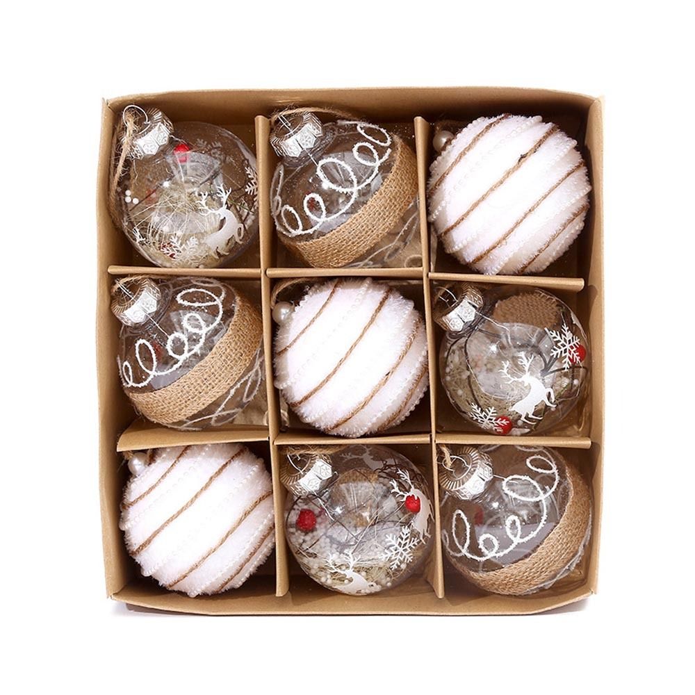 Weihnachtsbaumschmuck | Dekorative Hängekugeln für die Weihnachtsdekoration