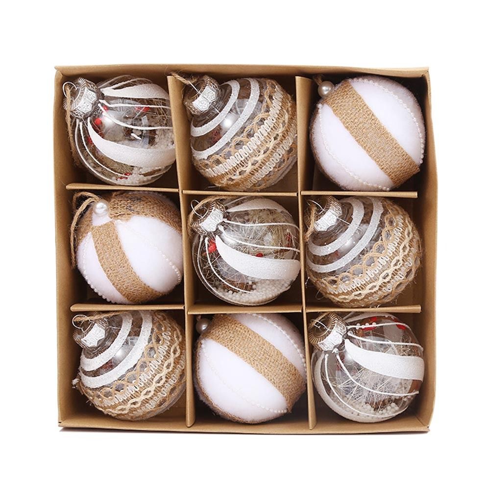 Weihnachtsbaumschmuck | Dekorative Hängekugeln für die Weihnachtsdekoration