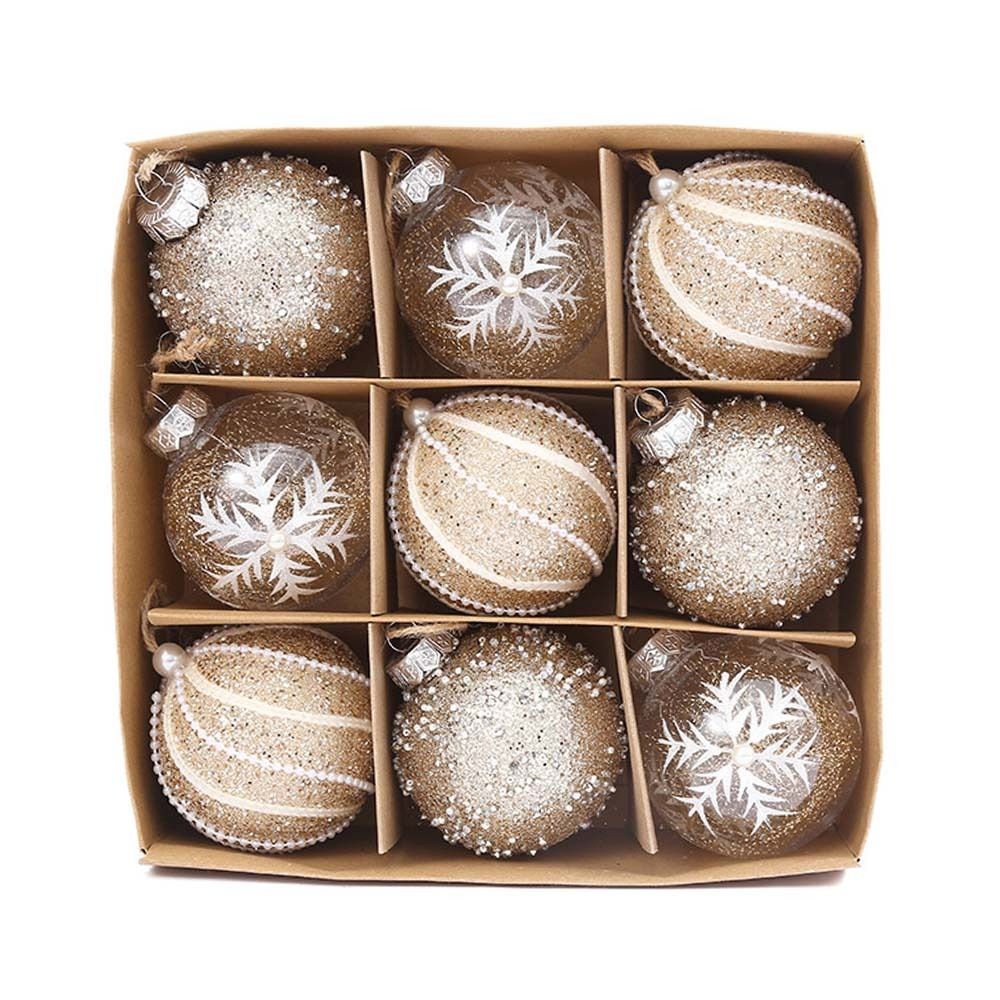 Weihnachtsbaumschmuck | Dekorative Hängekugeln für die Weihnachtsdekoration